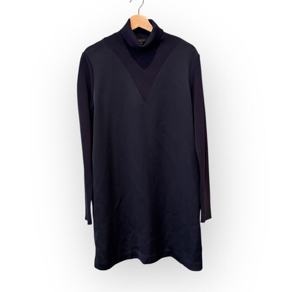 Ted Baker Cindey Layered-Look Shift Dress Size 4 - Picture 5 of 11